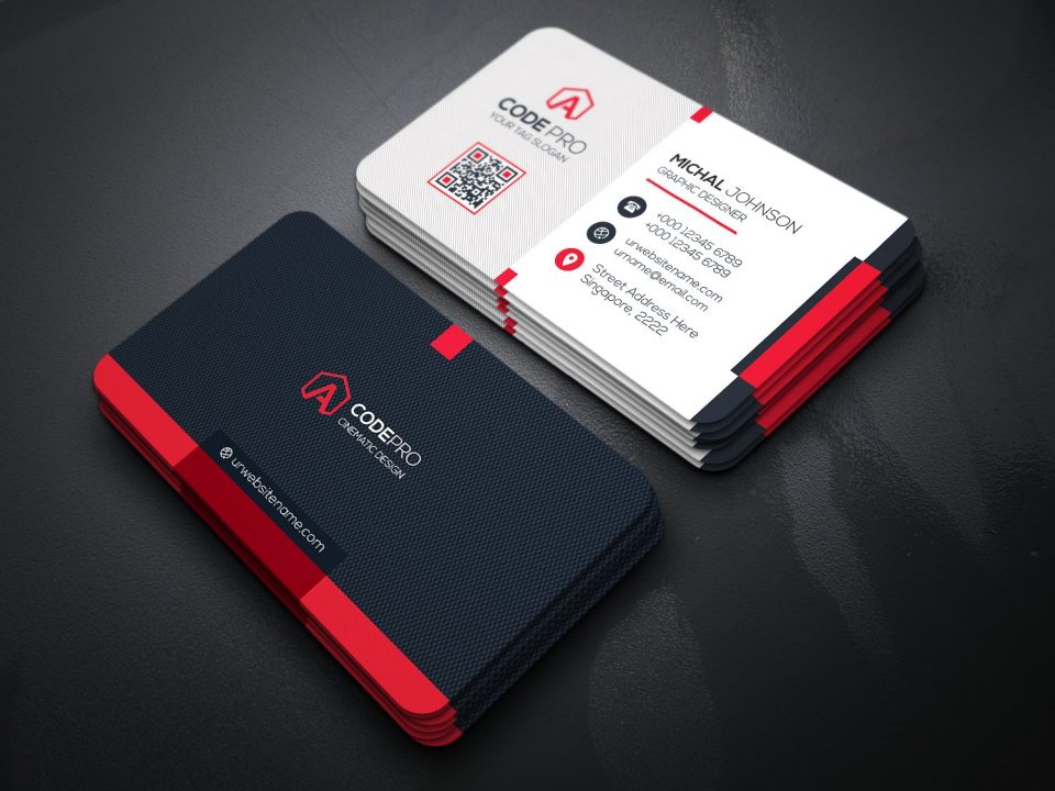 Affordable Business Cards Printing Delivery Nairobi Kenya   Business Cards Mockup 960x720 