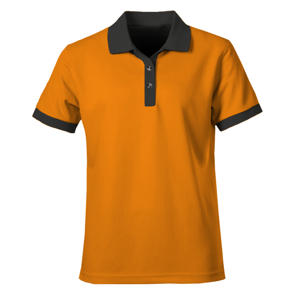 Orange & Black Cotton Polo Shirts in Nairobi Kenya