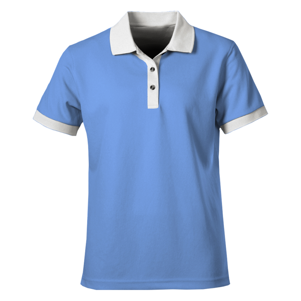 Sky Blue & white Cotton Polo Shirts in Nairobi Kenya