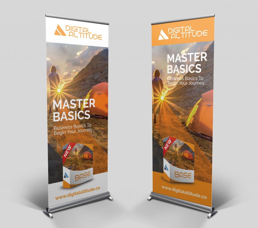 Quality Rollup Banner Broad & Narrow Base Nairobi Kenya