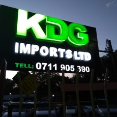 3D Acrylic Signs Fabrication and Installation in Nairobi Kenya