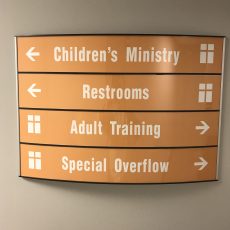 Indoor Directory Board - Aluminum - Fabrication & Installation