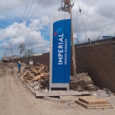 Pylon Signs Illuminated & Non Illuminated Fabrication & Installation in Nairobi Kenya