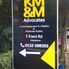 Pylon Signs Illuminated & Non Illuminated Fabrication & Installation in Nairobi Kenya