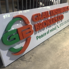 3D Acrylic Signs Fabrication and Installation in Nairobi Kenya