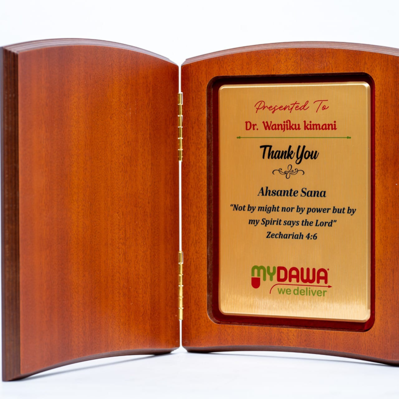 Wooden Booklet Awards